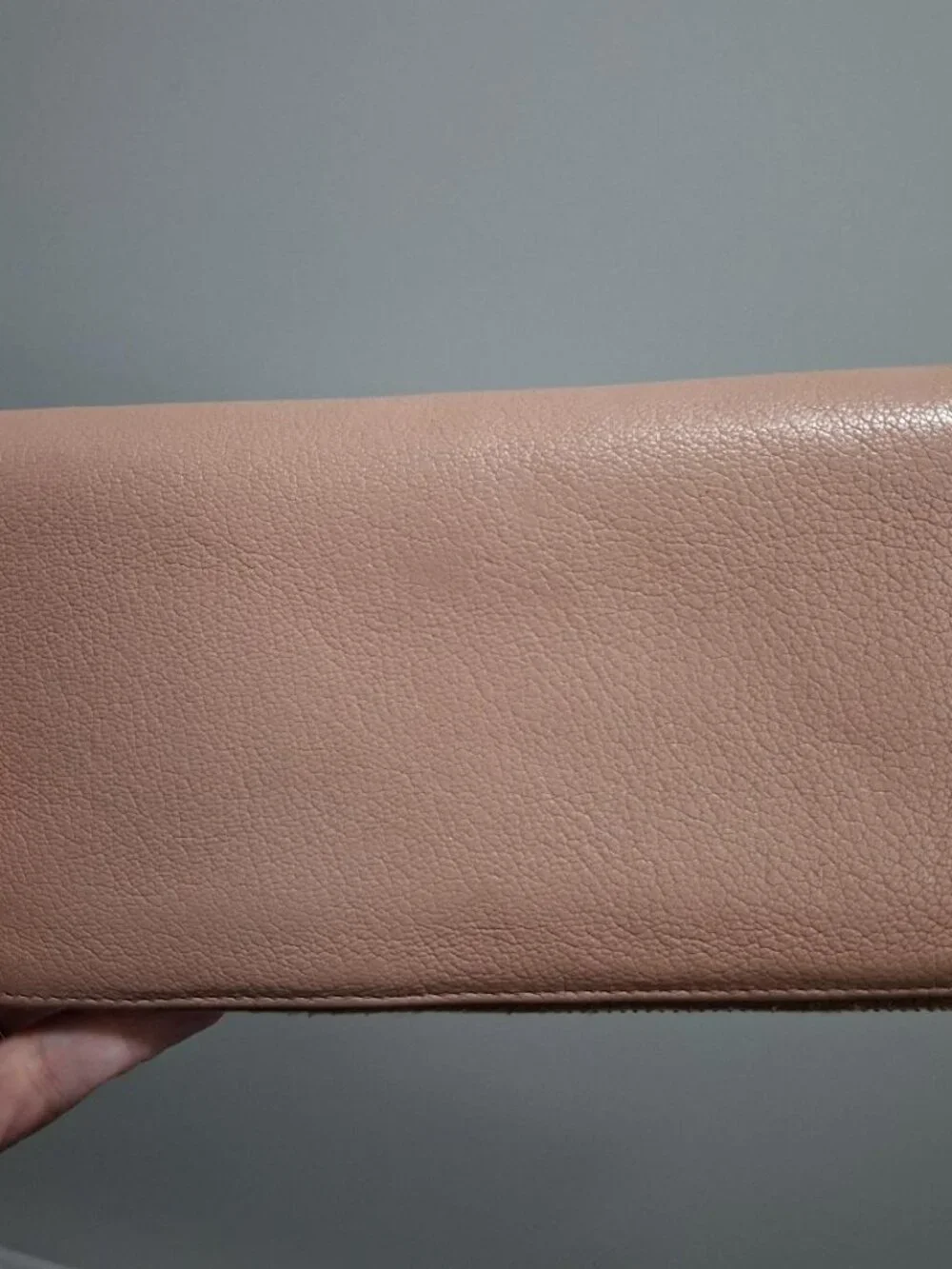 Miu Miu Pink/Dusty Rose/Mauve Zip Around Wallet